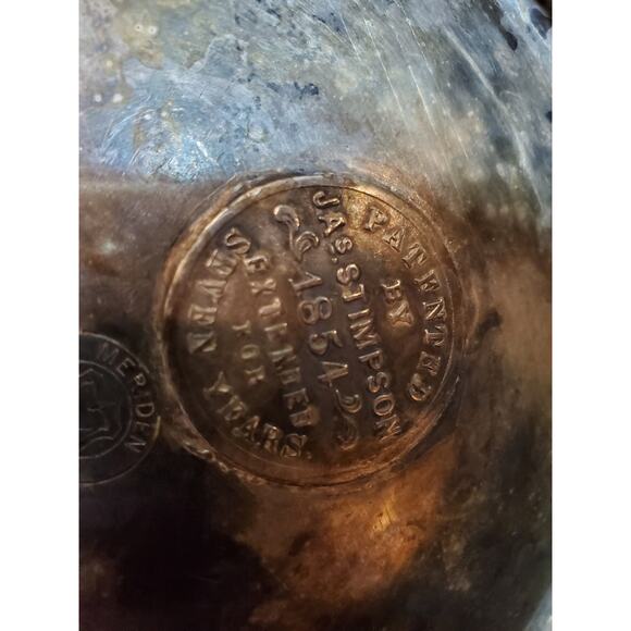 Meriden Britannia #48 Stag Water Pitcher - Circa 1860s - Picture 8 of 10